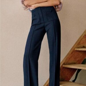 Sezane Dan trousers navy 36